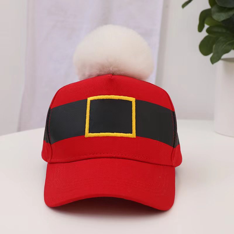 Wholesale Pom-pom  belt hat knitted wool hat